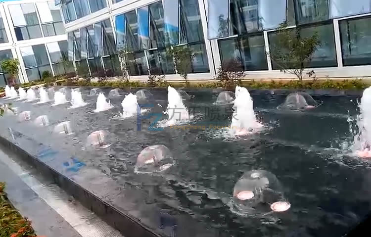 宝安机场案例-方正喷泉